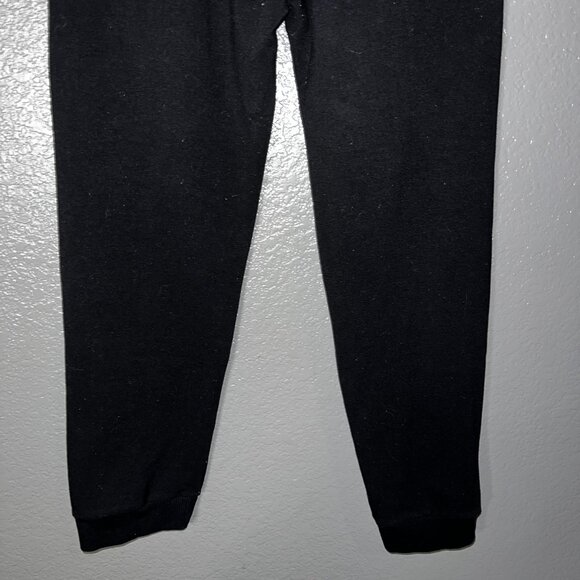Kids Jordan Black Fleece Joggers Sweatpants Logo Adjustable Waist - Picture 6 of 7